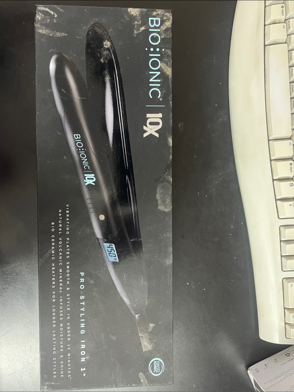 10x Black Pro Styling Iron - Digital Hair Straightener